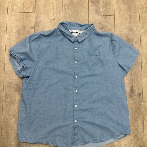 Men’s casual Button Down DShirt Size Large - Picture 3 of 5